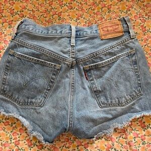 Levi's Women's Light Blue Jean Shorts